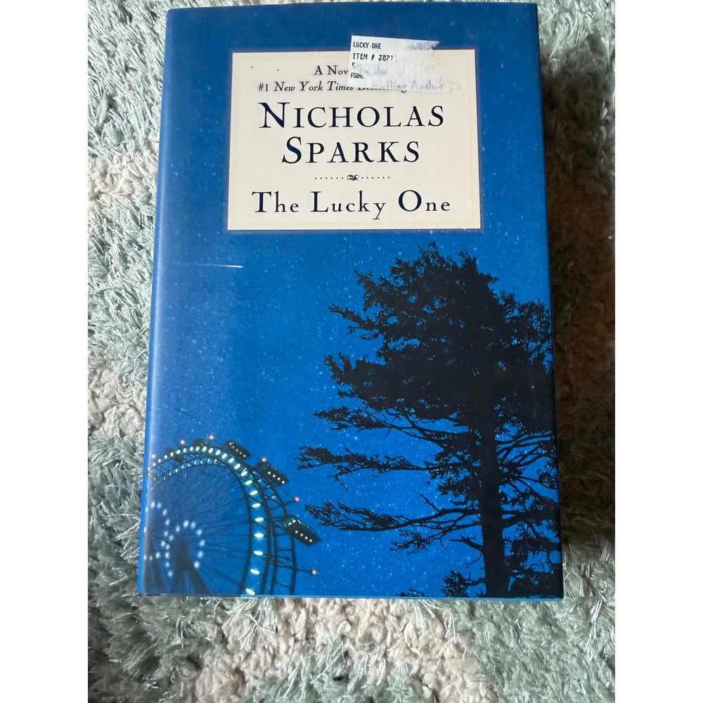 Nicholas Sparks The Lucky One Hardcover Romance Novel Fiction Book